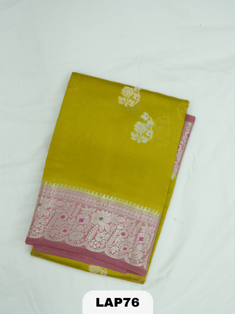 Banaras kora dupion silk saree