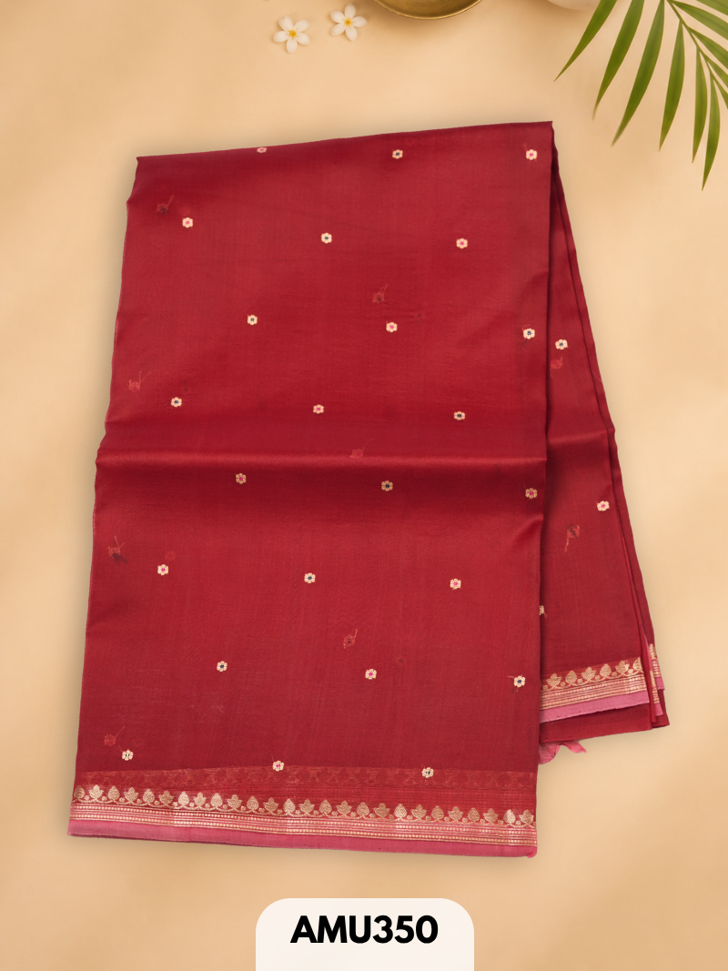 PURE KORA ORGANZA HANDLOOM SAREE