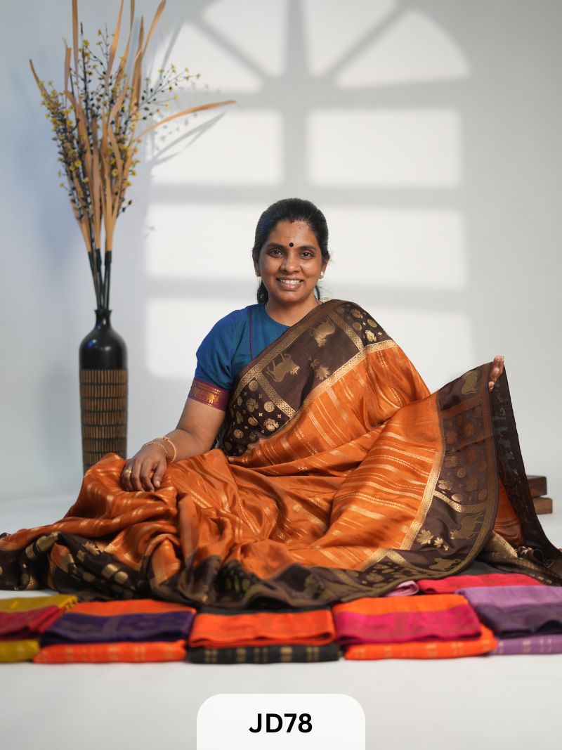 BINNY CREPE SILK SAREE