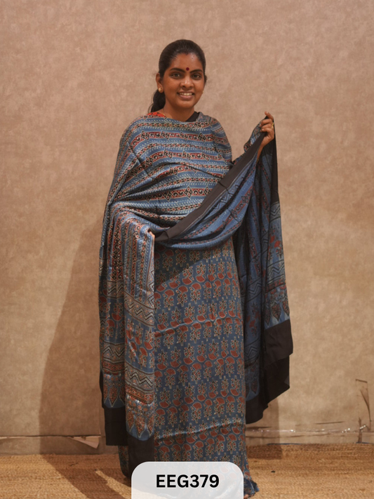 AJRAKH MODAL 2  PCS-UNSTITCHED