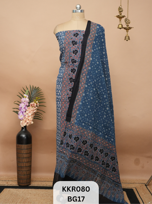 COTTON AJRAKH SALWAR SUIT