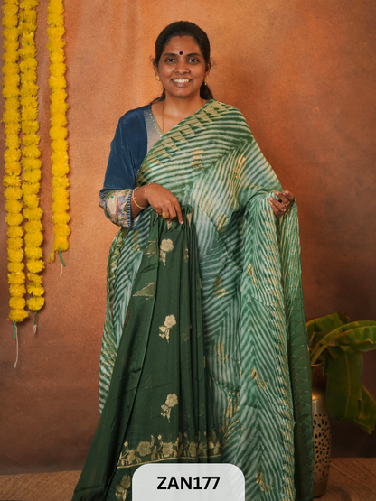 SHIBORI WITH KOTA TUSSAR BANARASI SAREE