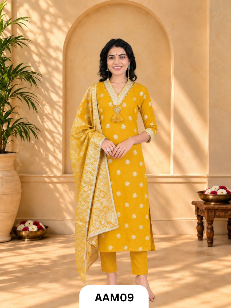 Premium Banrasi silk Salwar Suit