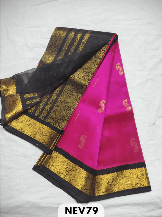 KORVAI BODY BUTTA WITH RICH PALLU SAREE - HANDLOOM