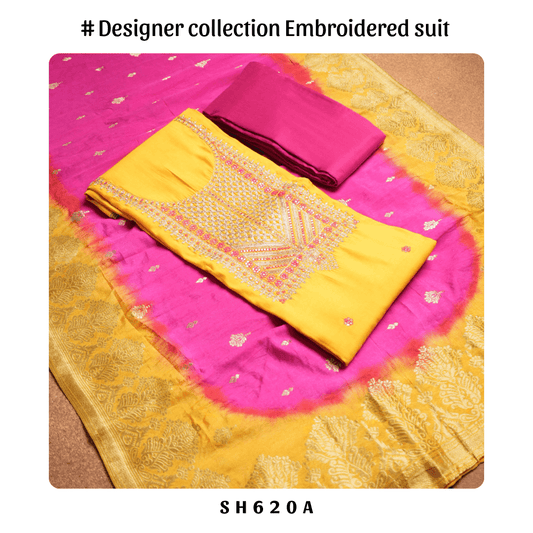 Designer collection salwar suit with embroidary work & rich dupatta