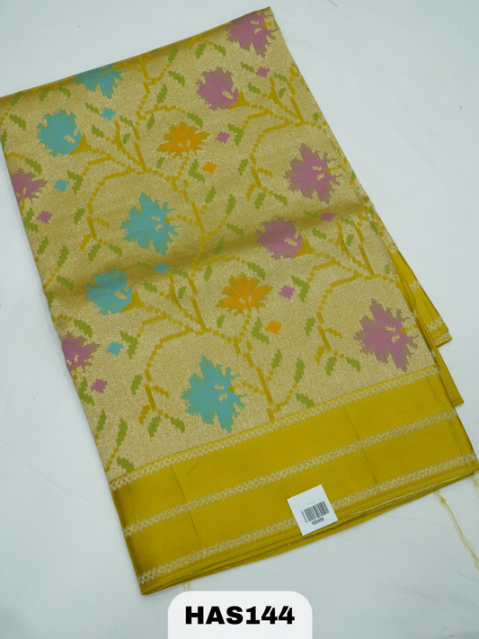 BANARAS TISSUE JAMDHANI SAREE WITH BORDER