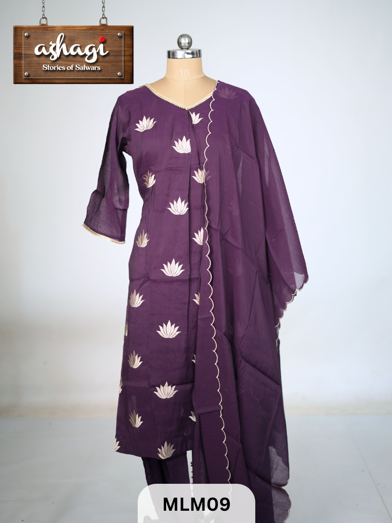 MUSLIN DESIGNER 3 PCS SET