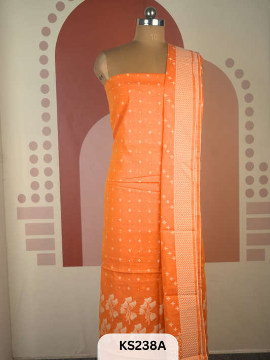 PURE CHANDERI SILK HANDLOOM SALWAR
