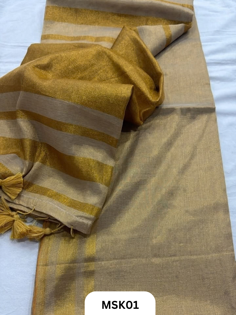 Pure Mul Tissue Saree