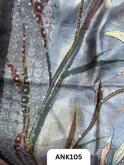 Pure Handloom baluchari Silk Saree