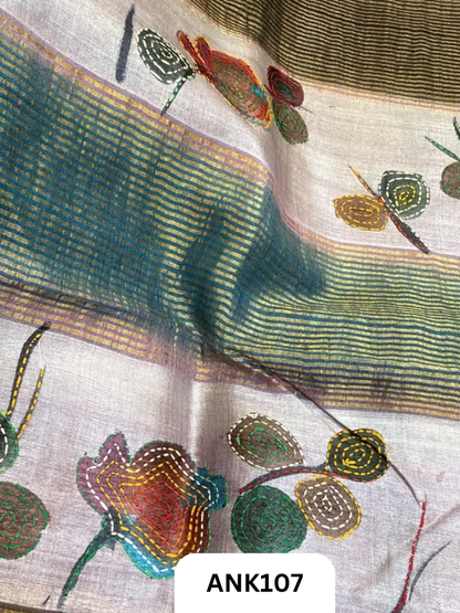 Pure Handloom baluchari Silk Saree