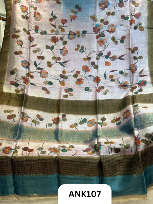 Pure Handloom baluchari Silk Saree