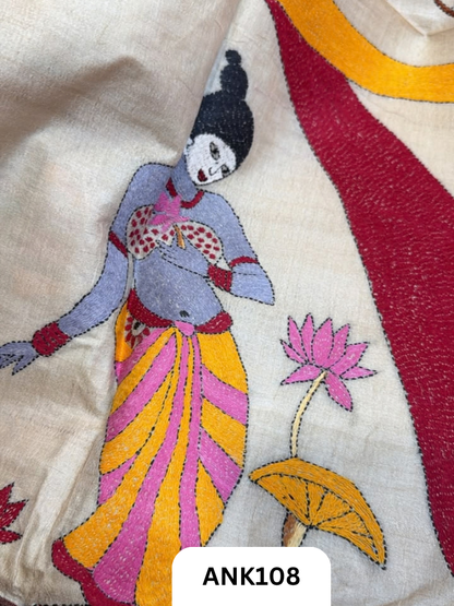 Pure Handloom baluchari Silk Saree