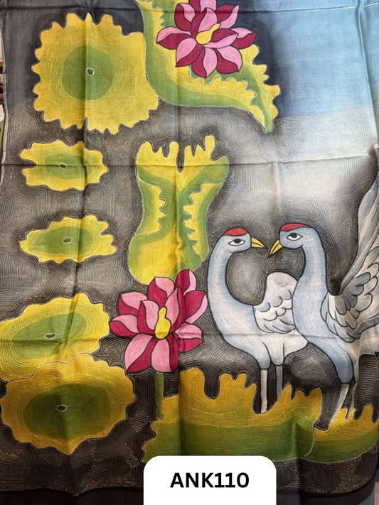 Pure Handloom baluchari Silk Saree