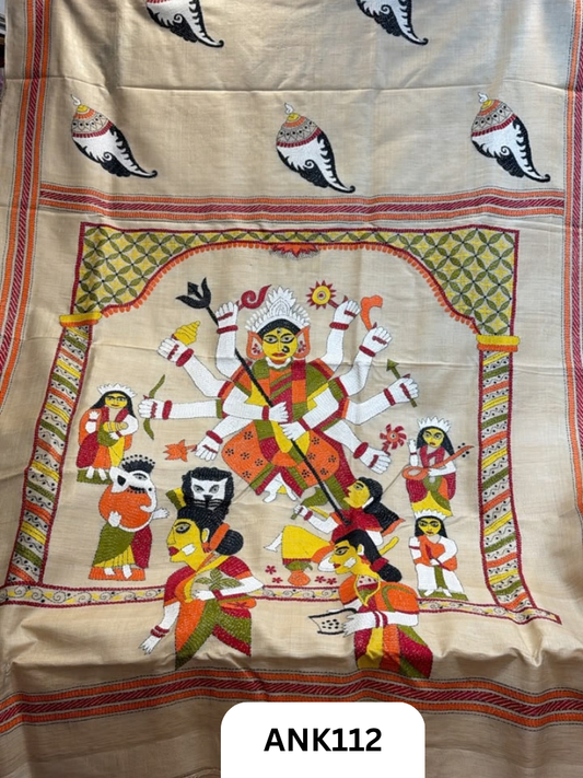 Pure Handloom baluchari Silk Saree