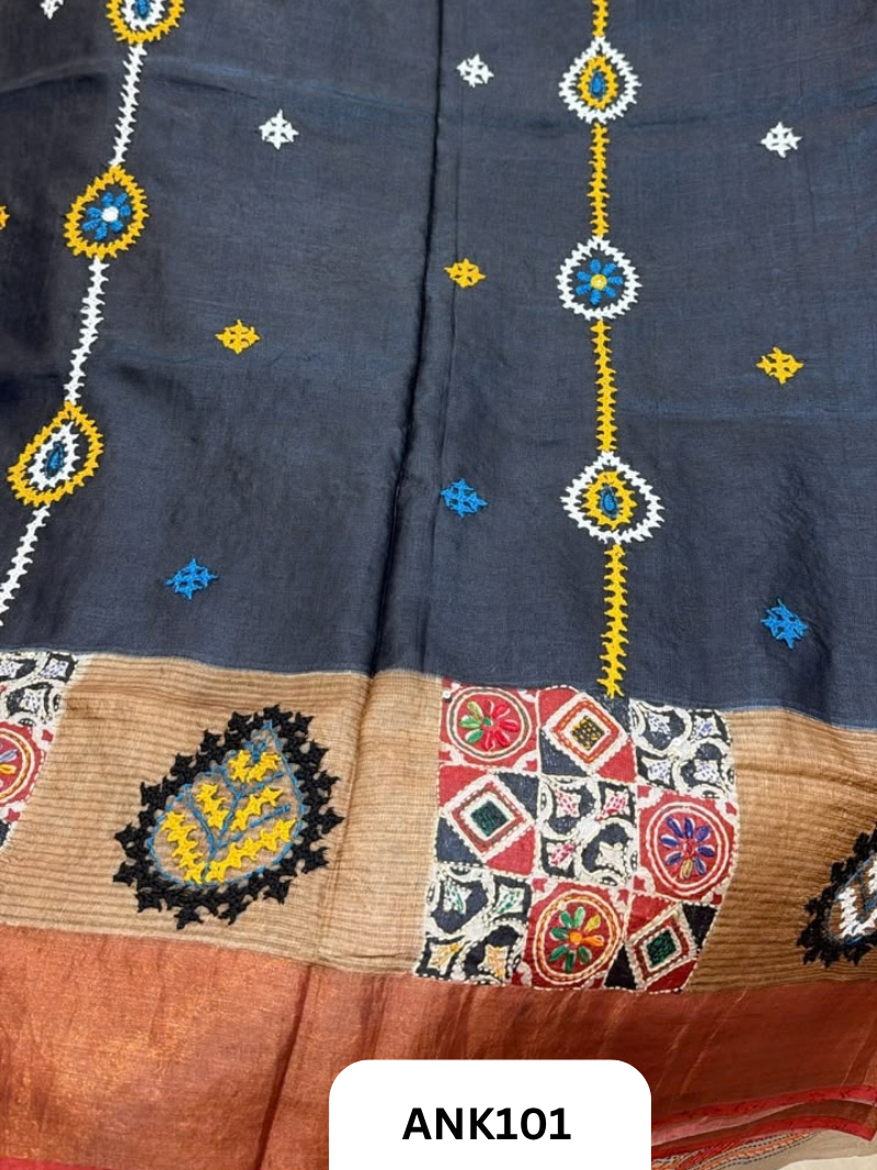 Pure Handloom baluchari Silk Saree