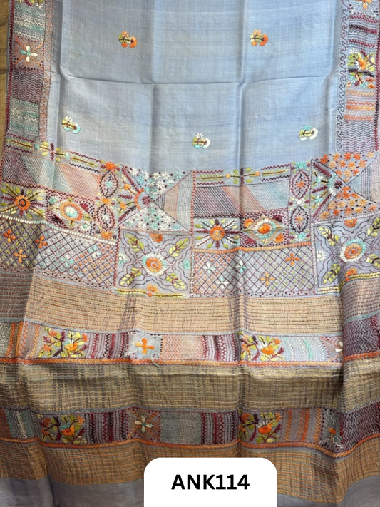 Pure Handloom baluchari Silk Saree