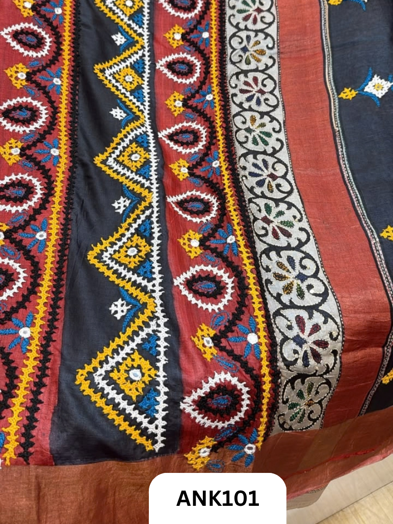 Pure Handloom baluchari Silk Saree