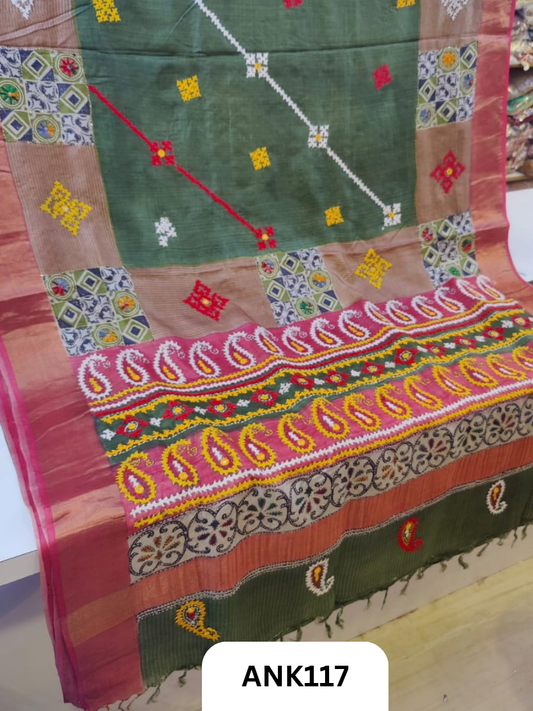 Pure Handloom baluchari Silk Saree