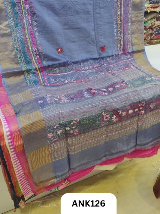 Pure Handloom baluchari Silk Saree