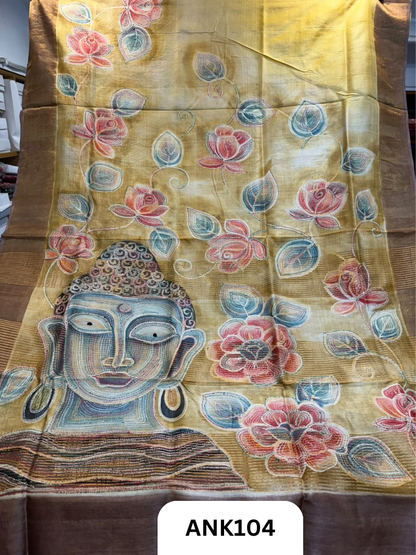 Pure Handloom baluchari Silk Saree
