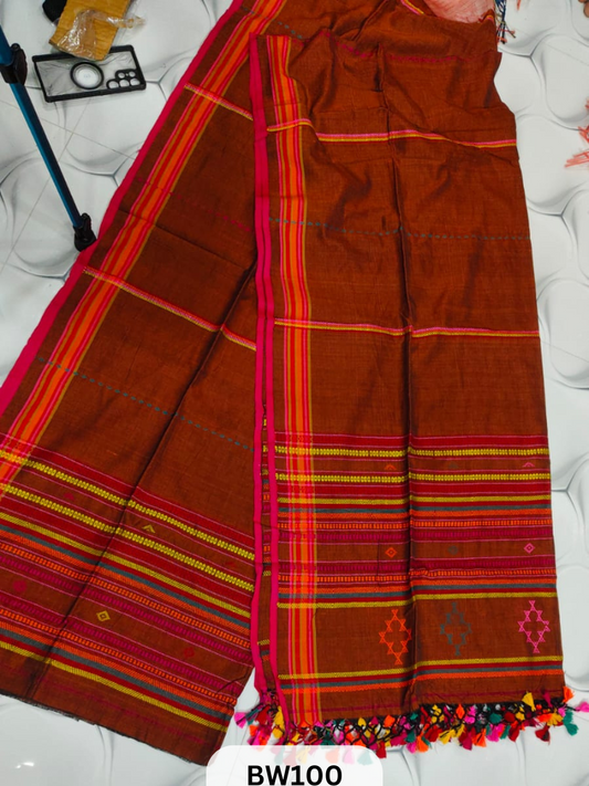 PURE COTTON BHUJURI JAMDHANI SUITS