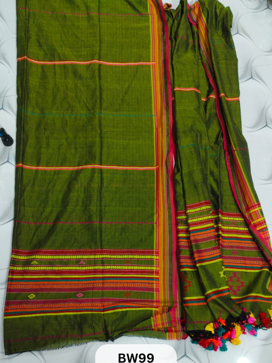 PURE COTTON BHUJURI JAMDHANI SUITS