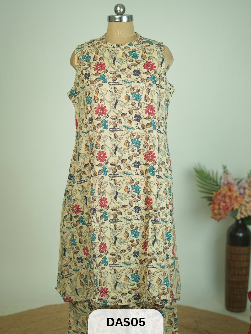 MUSLIN SILK MADHUBANI DESIGN DIGITIAL PRINT