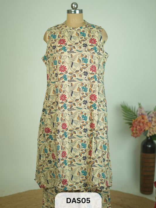 MUSLIN SILK MADHUBANI DESIGN DIGITIAL PRINT