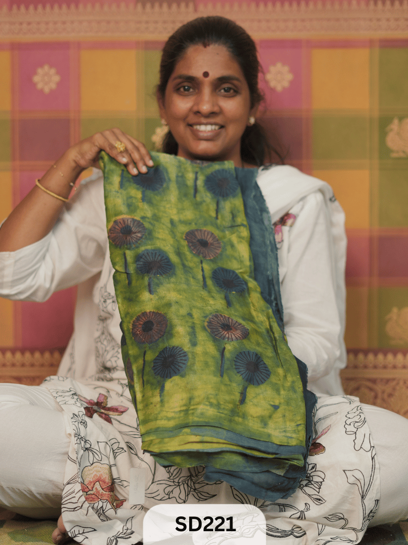 MODAL TUSSAR WITH NASPHAL PRINT SAREE