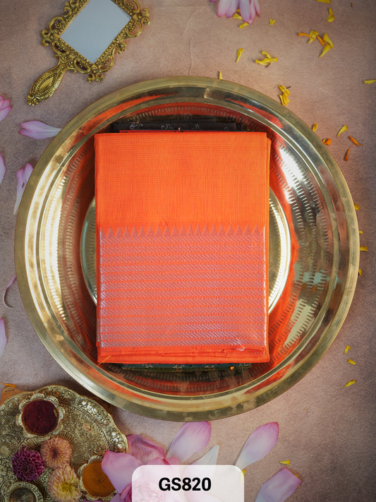 Pure Handloom Mangalgiri Pattu Material (2.5 Meters)