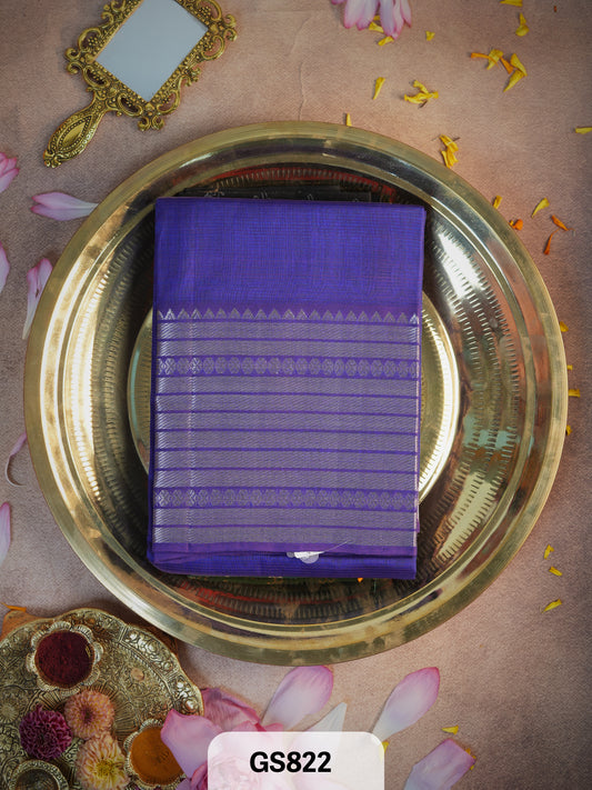 Pure Handloom Mangalgiri Pattu Material (2.5 Meters)