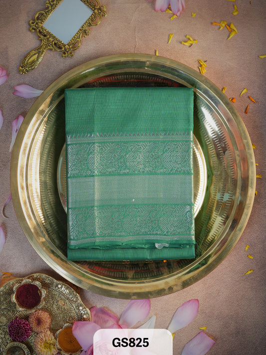 Pure Handloom Mangalgiri Pattu Material (2.5 Meters)