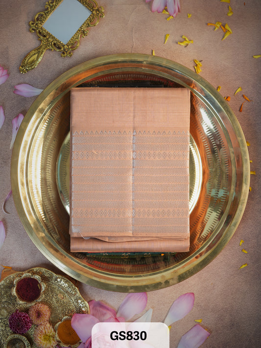 Pure Handloom Mangalgiri Pattu Material (2.5 Meters)