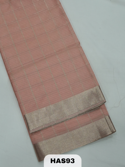 BANARAS KOTA SAREE WITH BORDER WITHOUT BLOUSE