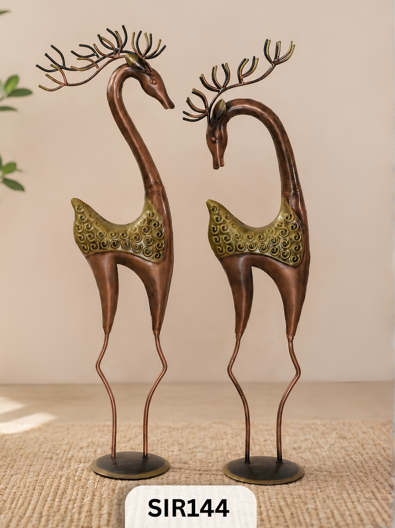 RED DEER SET OF 2 - 34.5Inch & 34Inch