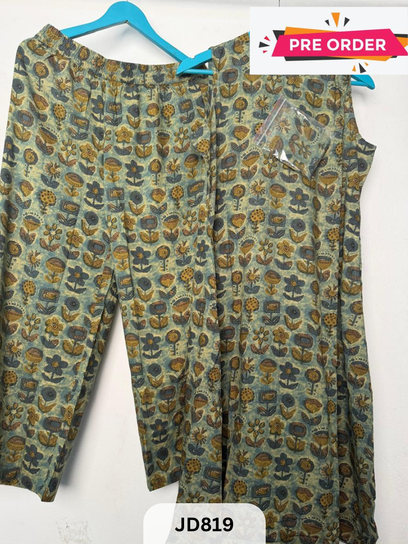 MUSLIN PENKALAMKARI KURTI - Pre Booking 10 days