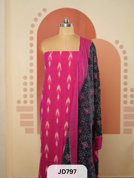 IKKAT POCHAMPALLY HANDLOOM SALWAR SUIT