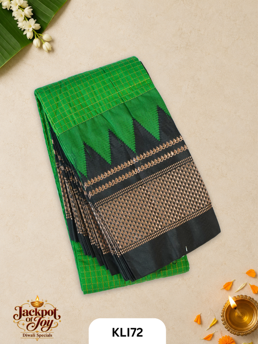 Ilkal Topi  Border Handloom Saree