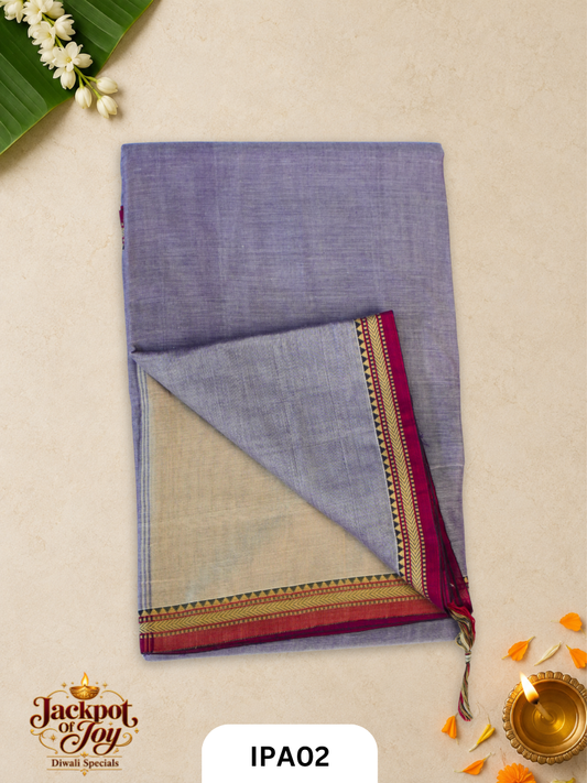 Narayanapet Saree Lavender Pink