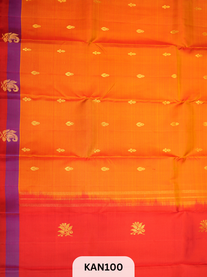 KANCHIPURAM BUTTA BORDER SAREE