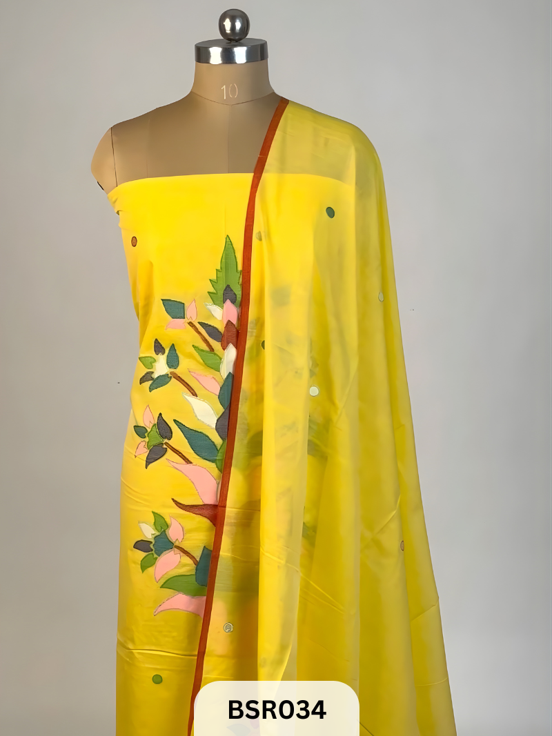 MUSLIN JAMDHANI PAITHANI TOP & DUPATTA | HANDLOOM