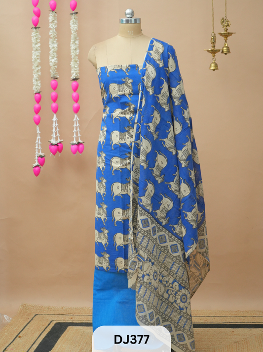 Kalamkari Handblock Salwar Suit 3 pcs