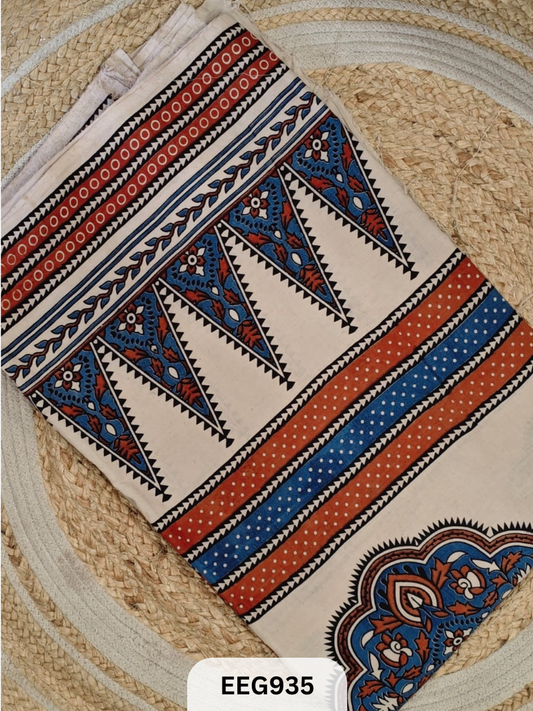 COTTON AJRAKH FABRIC-1MTR