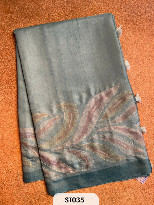 Semi Tussar Silk Saree