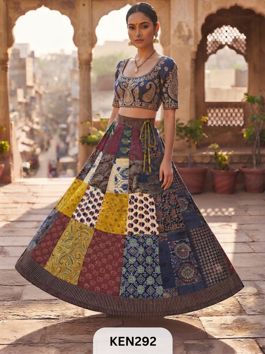 COTTON TUKDI KALI SKIRT 5 mtr FLAIR