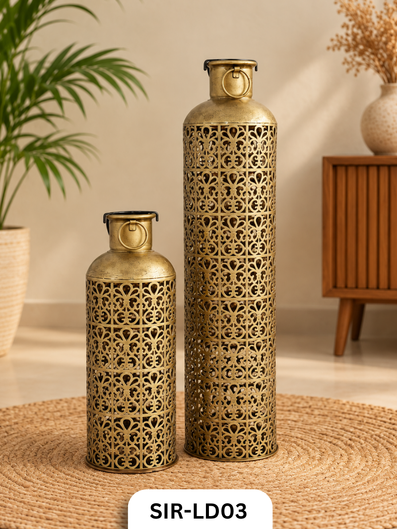 Jodhpur Royale Filigree Lantern Duo – Set of 2