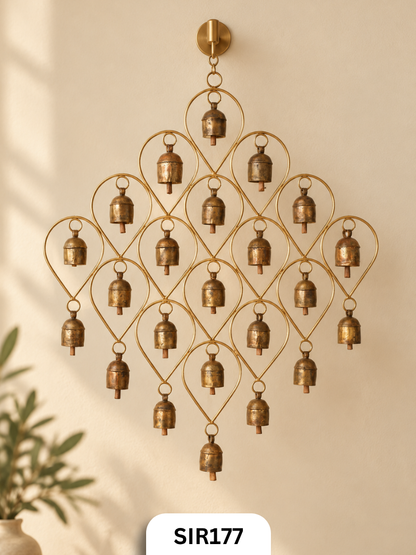 Handmade Rustic Vintage Cow Bell Wind Chimes