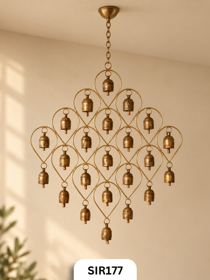 Handmade Rustic Vintage Cow Bell Wind Chimes
