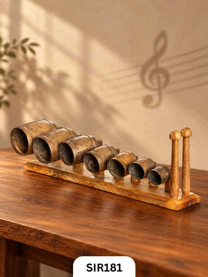 Traditional Kutch Sa Re Ga Ma Bell Instrument – 7 Bells